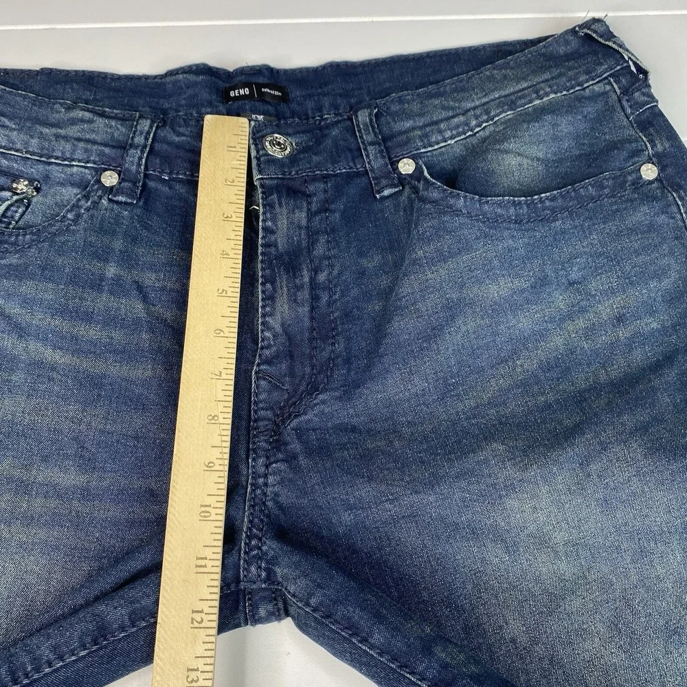 TRUE RELIGION Geno Relaxed Slim Jeans Men's Size 40x31‎ Dark Wash Denim (Flaw)